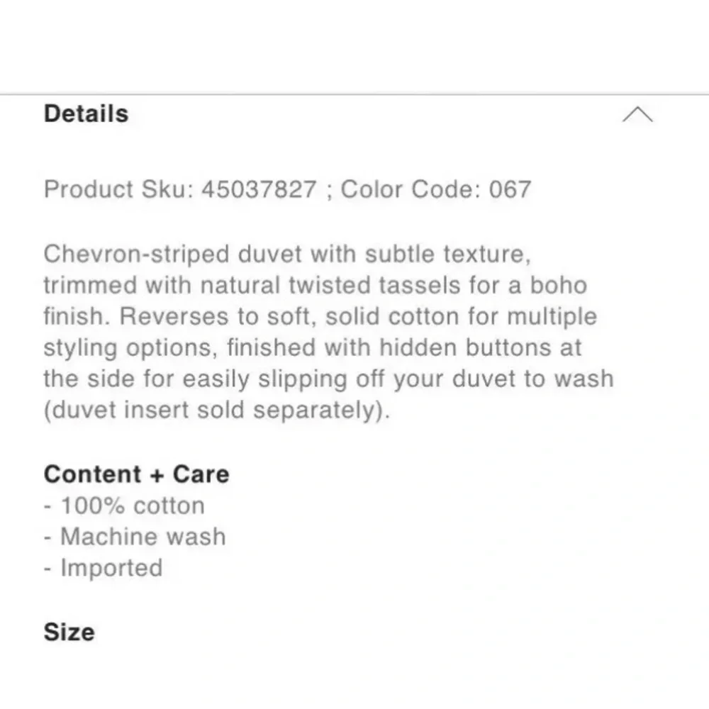 NWOT UO Sunrize Tassel Duvet Cover Twin